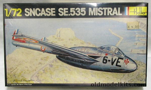 Heller 1/72 Sncase SE-535 Mistral - (Vampire), 221 plastic model kit